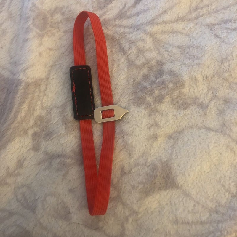 Red Elastic Bookmark 