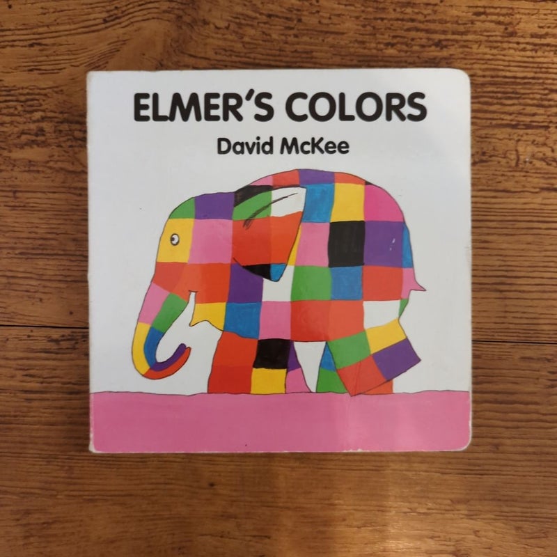 Elmer's Colors Board Book