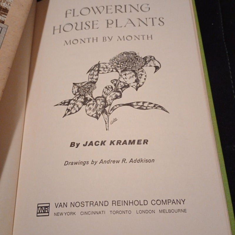 Flowering House Plants Month By Month