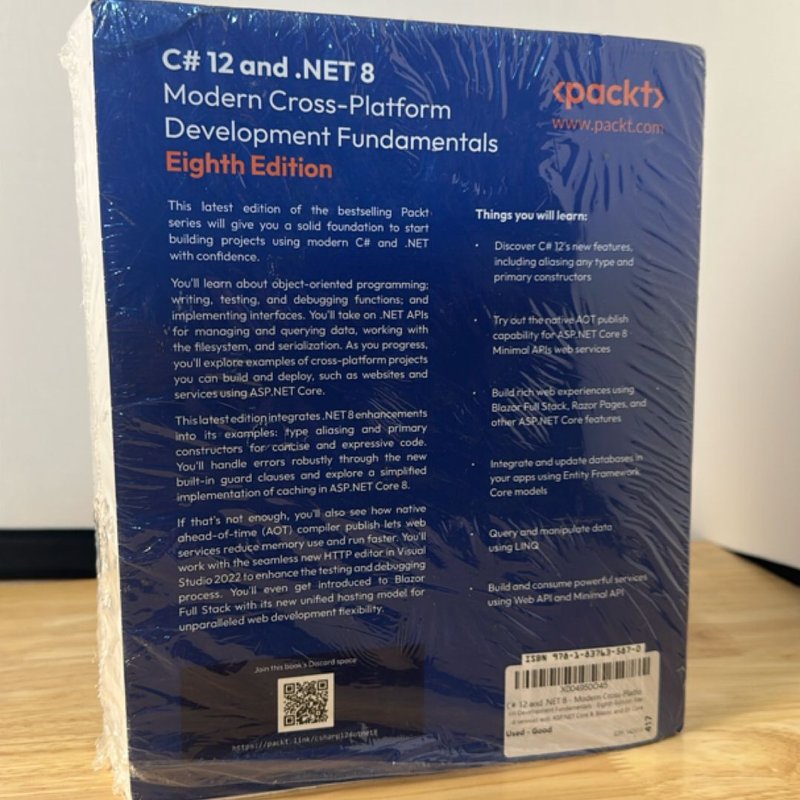 C# 12 and .NET 8: Modern Cross-Platform Development Fundamentals