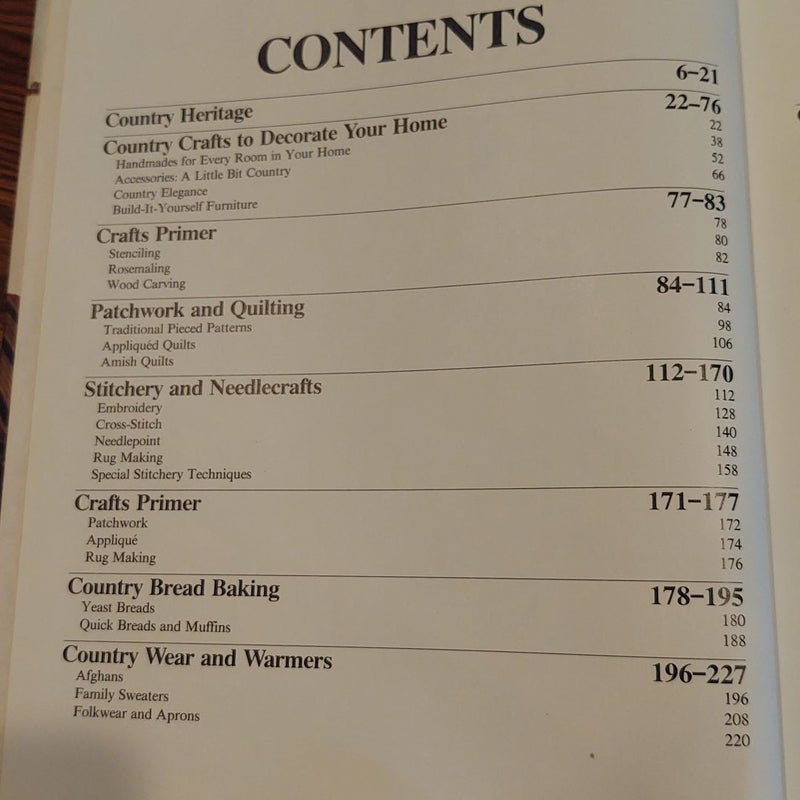 Treasury of County Crafts and Foods