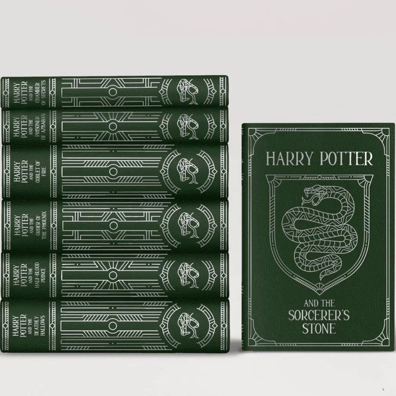 Harry Potter Slytherin dust jackets