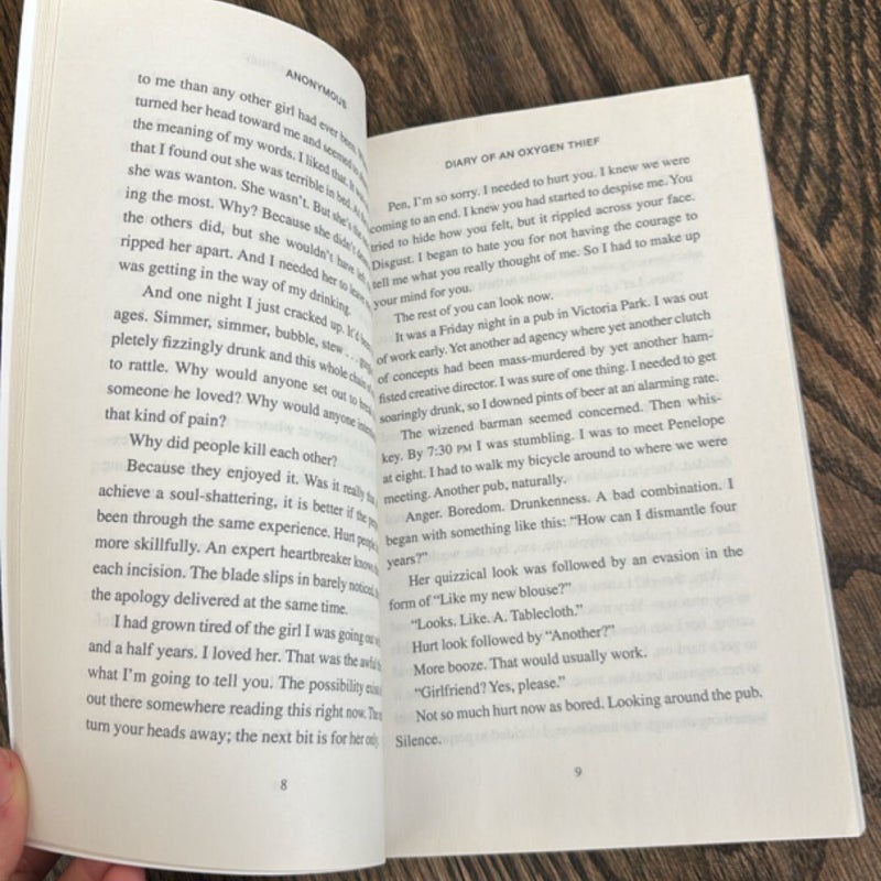 Diary of an Oxygen Thief