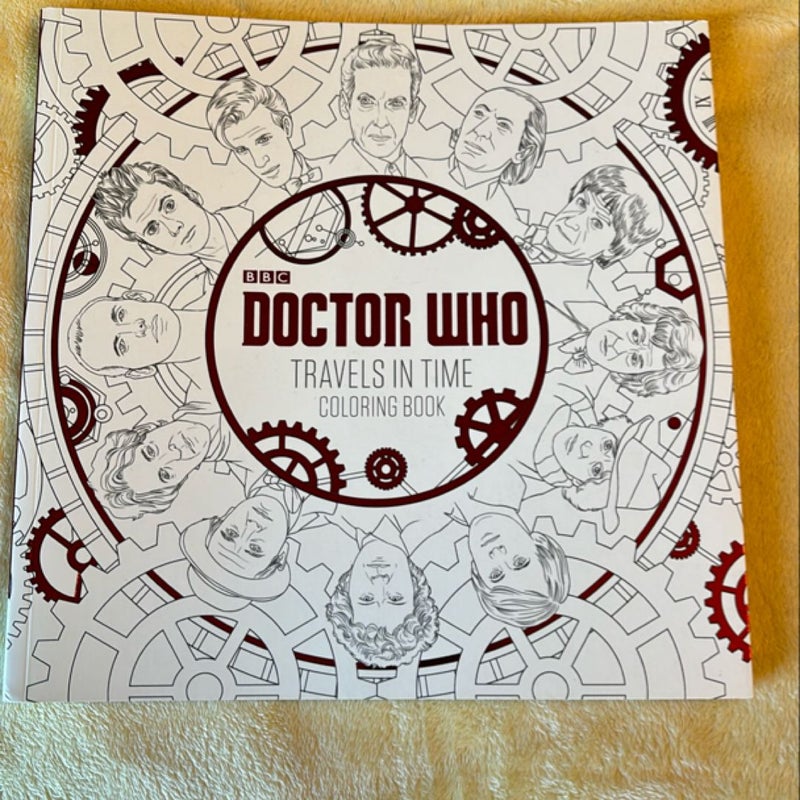 Doctor Who Travels in Time Coloring Book