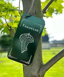 Lord of the Rings metal luggage/bag tag
