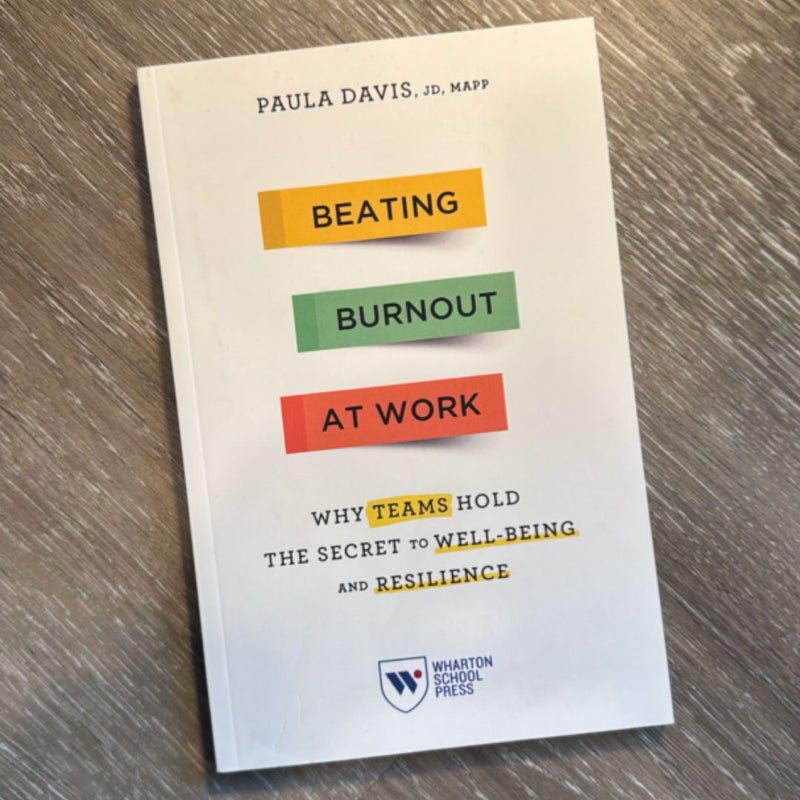 Beating Burnout at Work