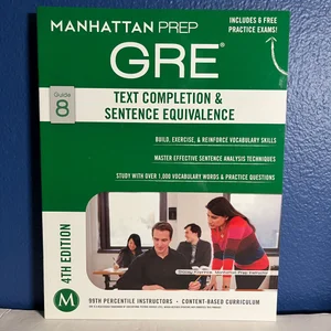 GRE Text Completion and Sentence Equivalence