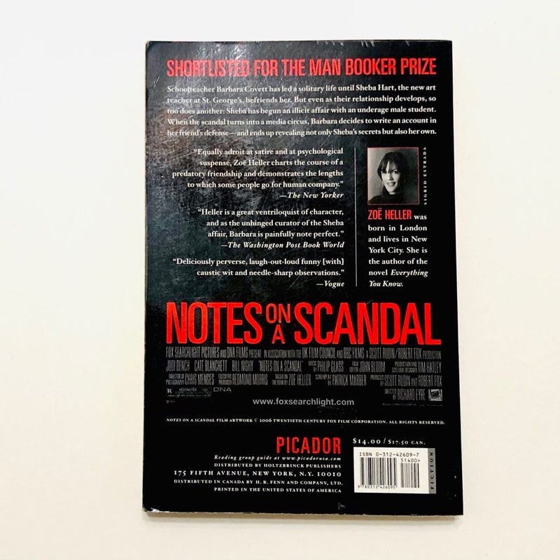 Notes on a Scandal