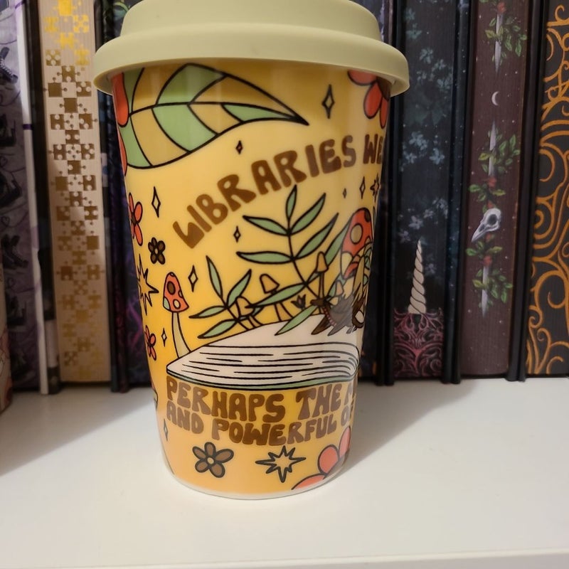 Bookish box Ceramic Coffee Mug Inspired by Throne of Glass