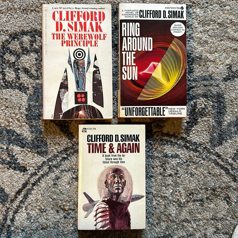 Lot of Clifford D. Simak sci-fi