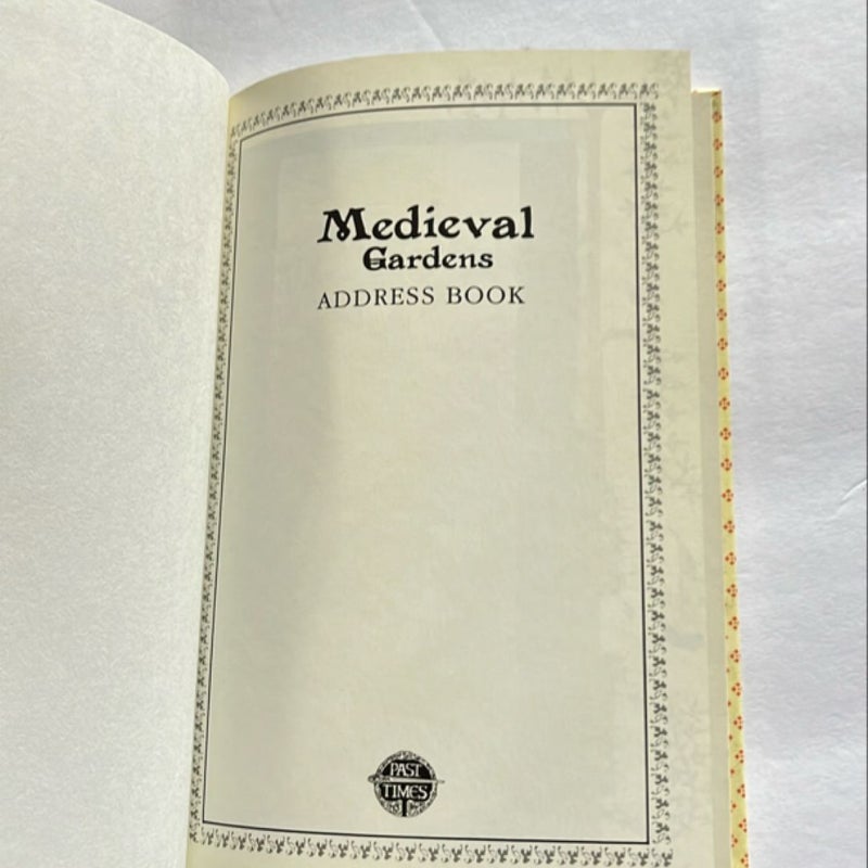 Medieval Gardens Address Book