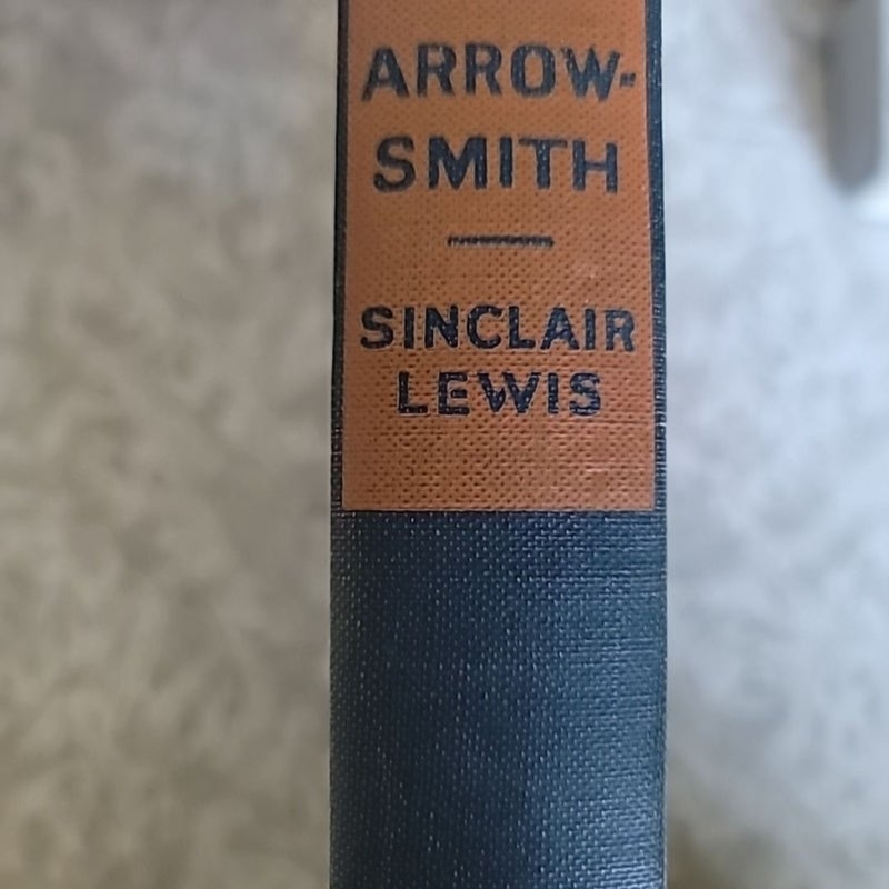 Arrowsmith Sinclair Lewis 1925 7th Printing