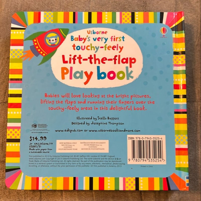 Baby’s very first touchy-feely lift-the-flap Playbook