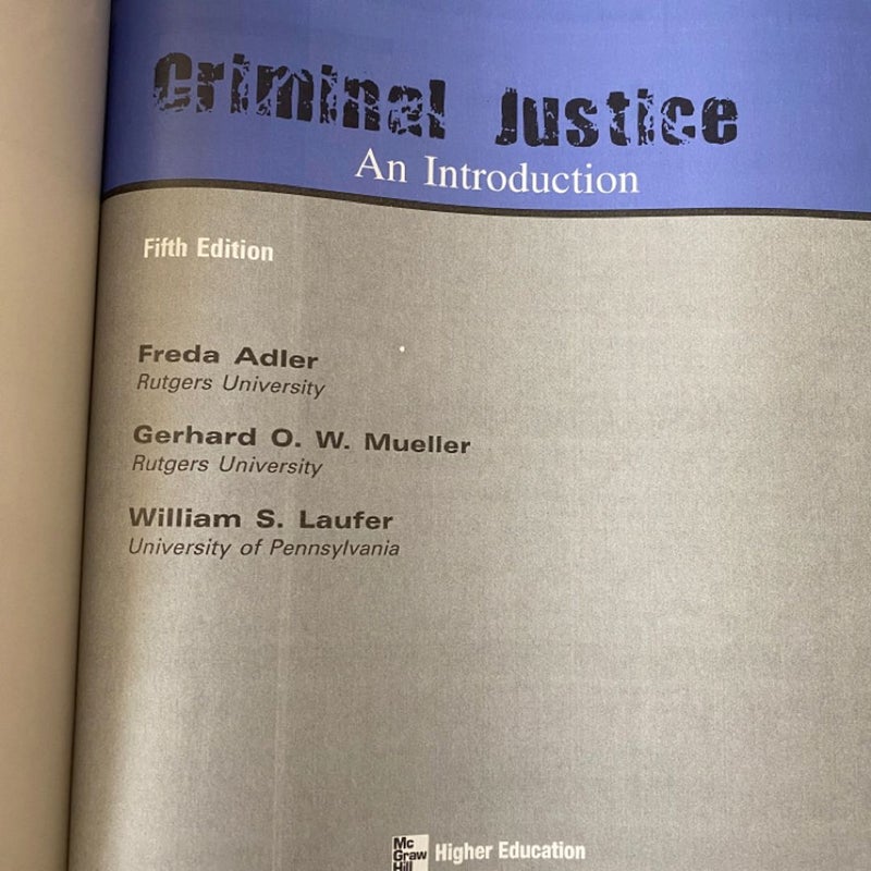 Criminal Justice