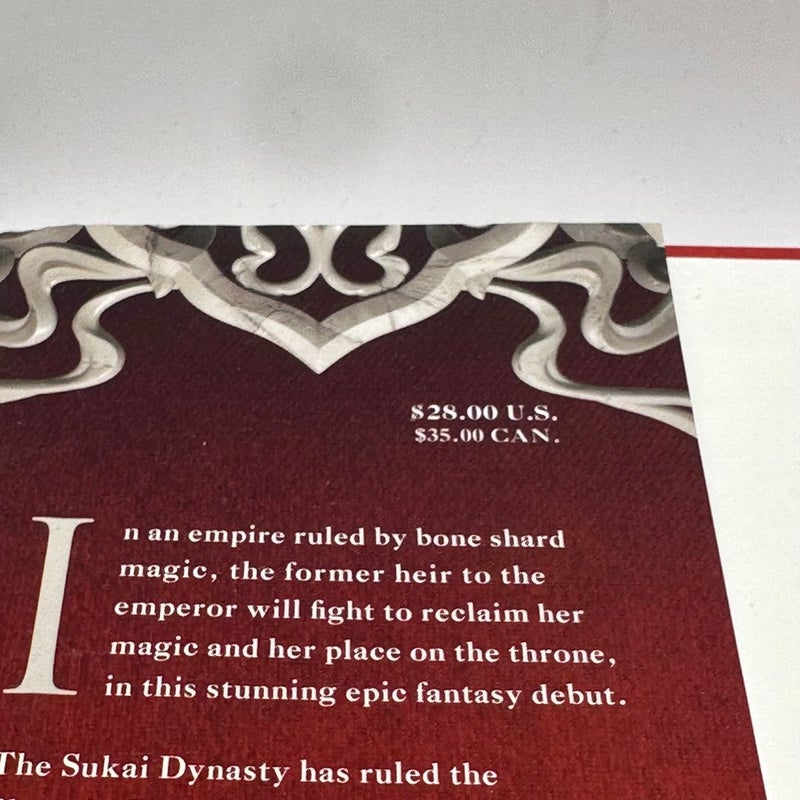 The Bone Shard Daughter (1st edition 1st print)