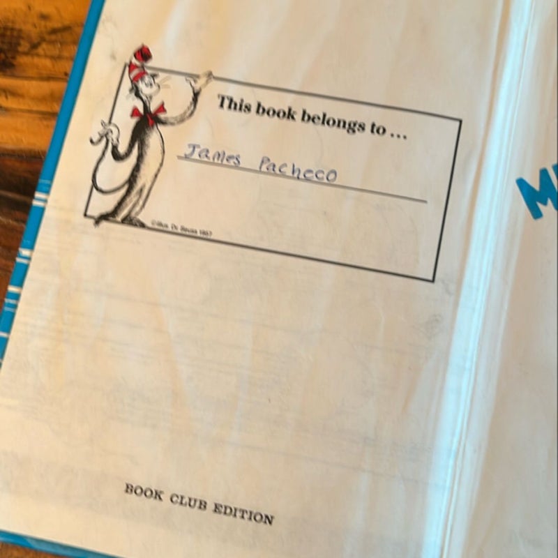 And To Think That I Saw It On Mulberry Street, Dr. Seuss Book Club Edition 1964