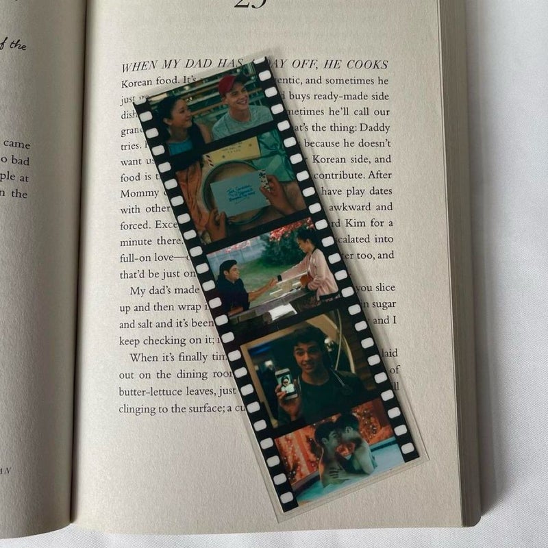 To All the Boys I've Loved Before film strip bookmark 