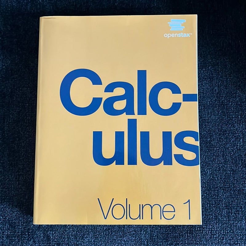 Calculus Volume 1