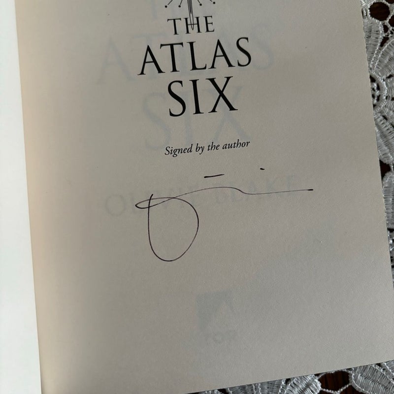 The Atlas Six - signed Waterstones edition