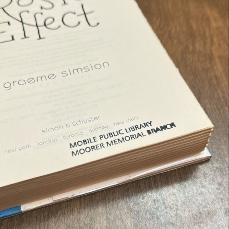 The Rosie Effect First Edition Hardcover