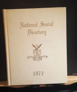 National Social Directory 1972