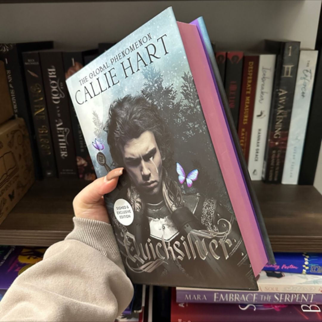 Quicksilver by Callie Hart SIGNED WATERSTONES EDITION