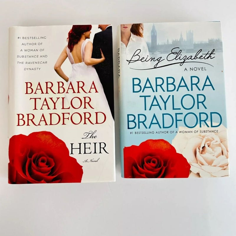 Barbara Taylor Bradford Book Bundle, 2 Books, House of Deravene