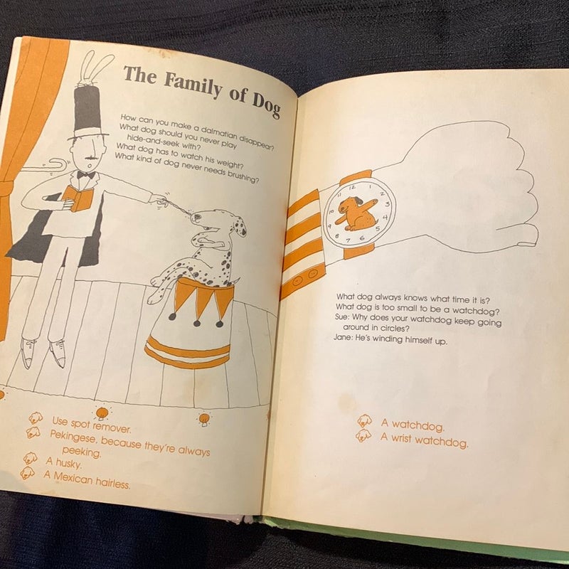 Shaggy Dog Riddles vintage 1983 children’s illustrated book