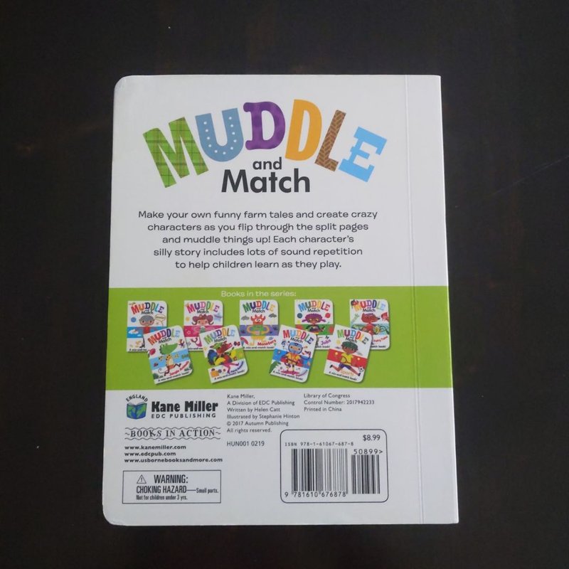Muddle and Match Farm Animals by Stephanie Hinton