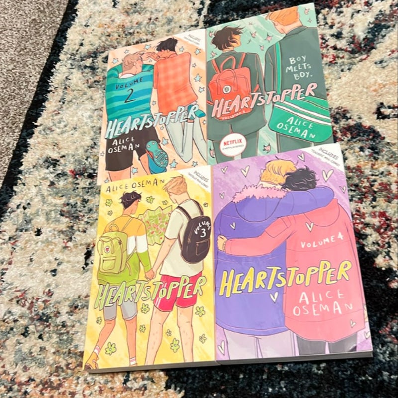 Heartstopper #1-4 Box Set