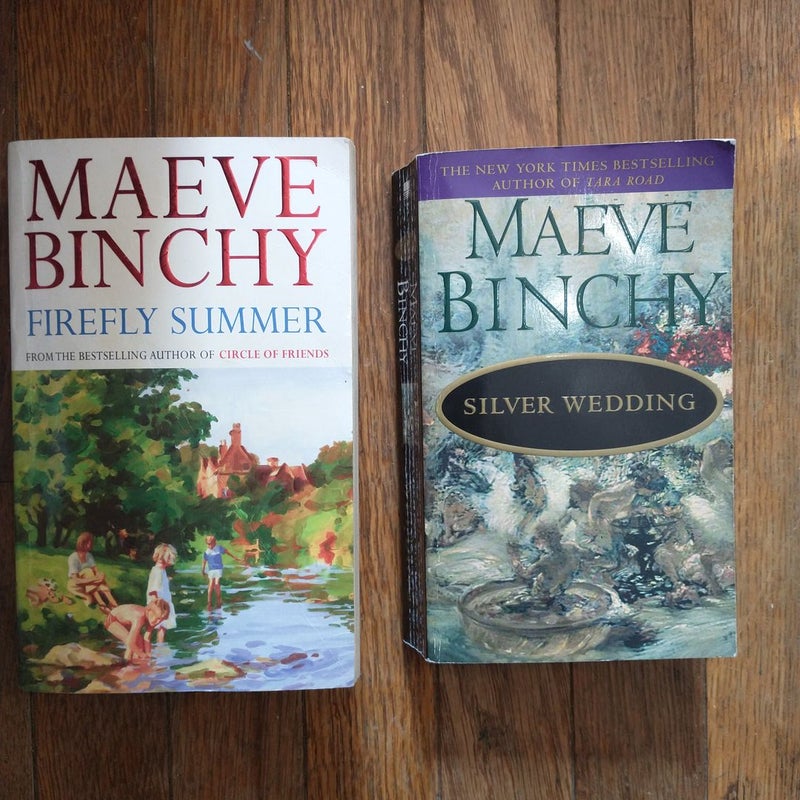Maeve Binchy Lot: Firefly Summer and Silver Wedding 