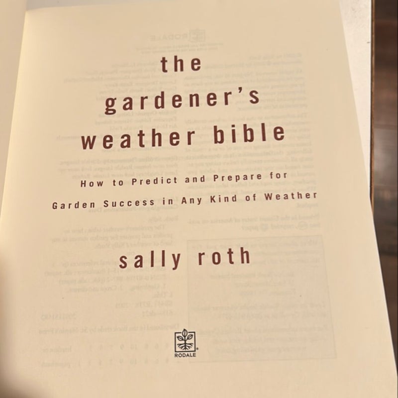 The Gardener's Weather Bible