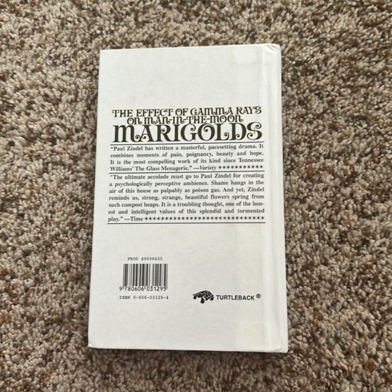 The Effect of Gamma Rays on Man-in-the-Moon Marigolds