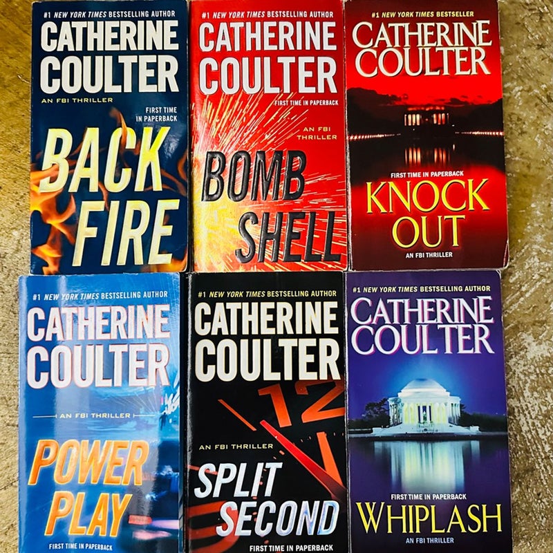 Catherine Coulter Bundle- 6 Paperbacks- FBI Thriller