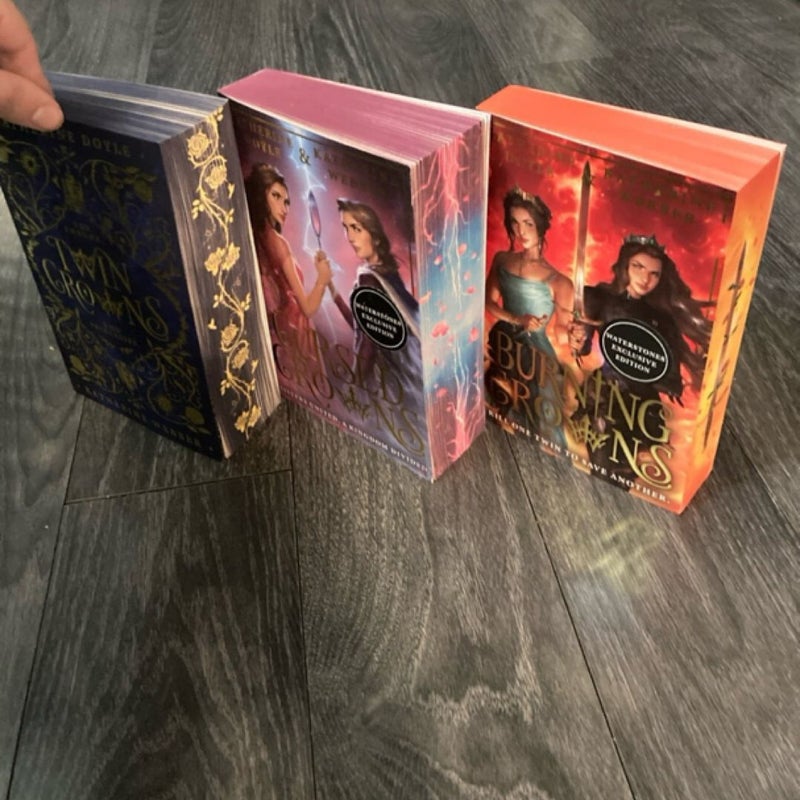 Fairyloot twin crowns waterstone cursed crowns burning crowns