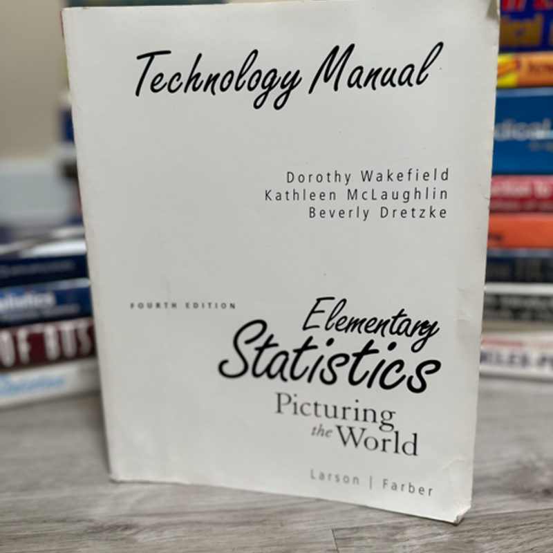 Technology Manual for Elementary Statistics