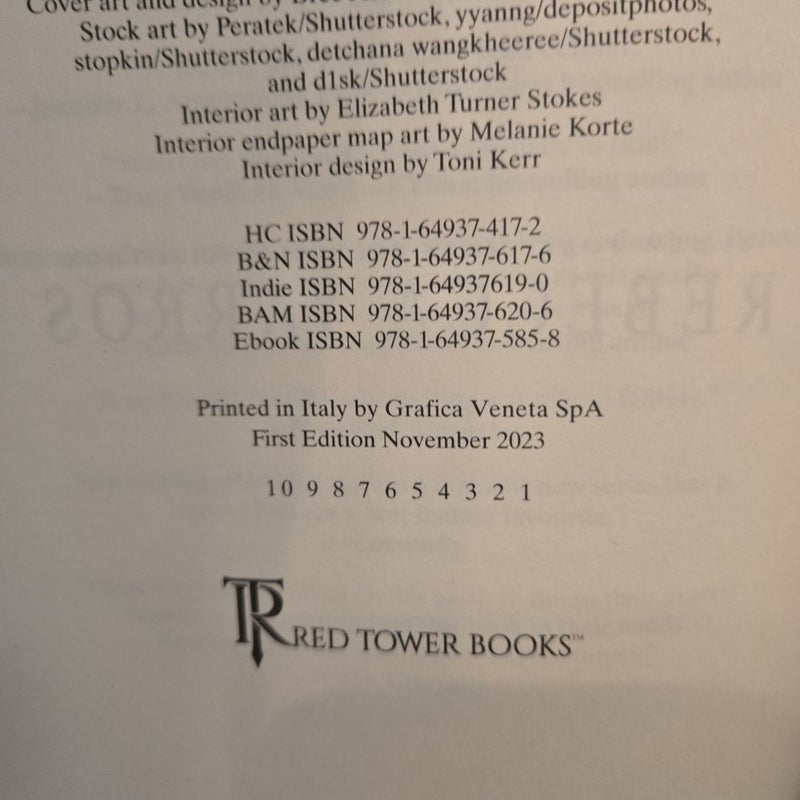 Iron Flame First Edition 