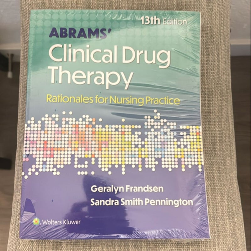 Abrams' Clinical Drug Therapy