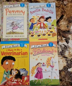 School Rules! Pinkalicious, Penny and Her Song, Amelia Bedelia Takes the Cake, I Want To be A Veterinarian.