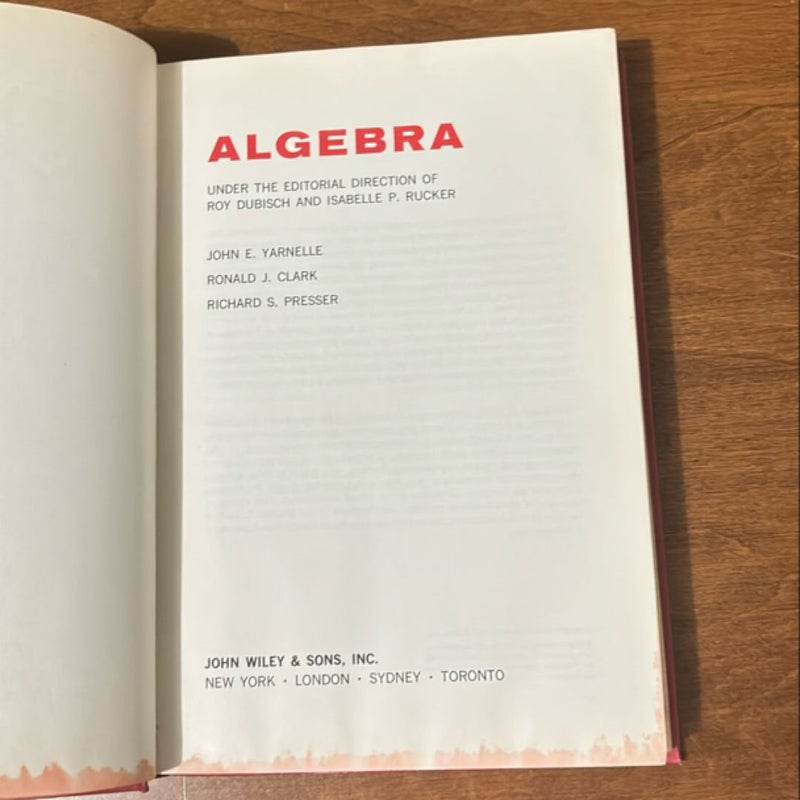 Algebra 