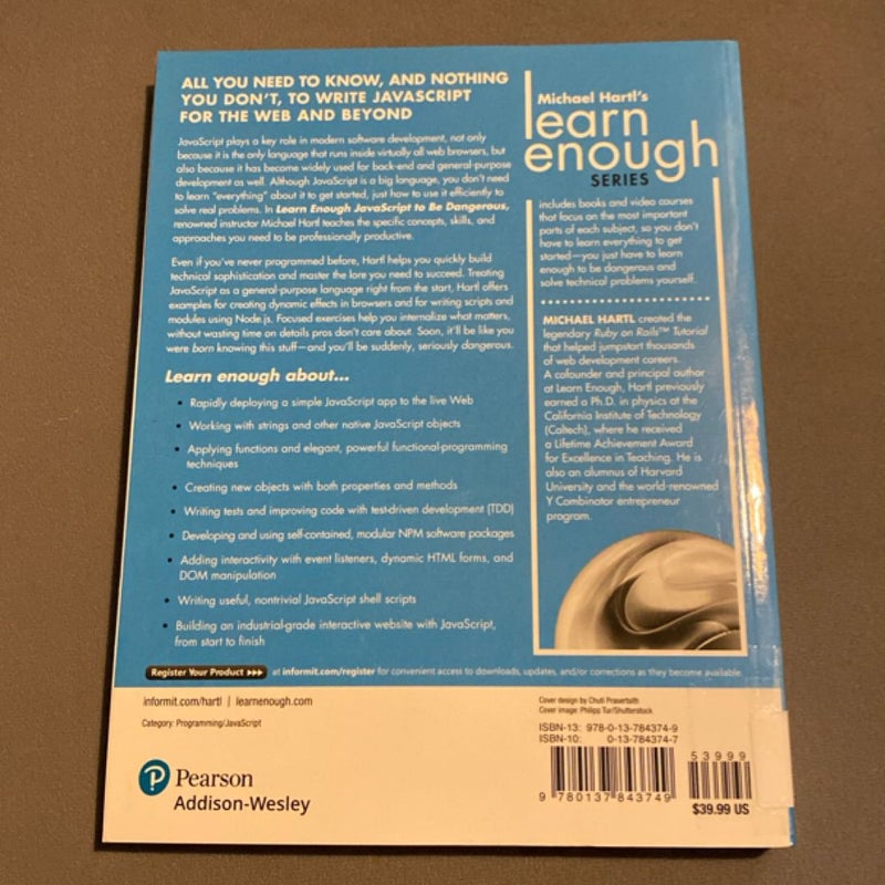 Learn Enough JavaScript to Be Dangerous