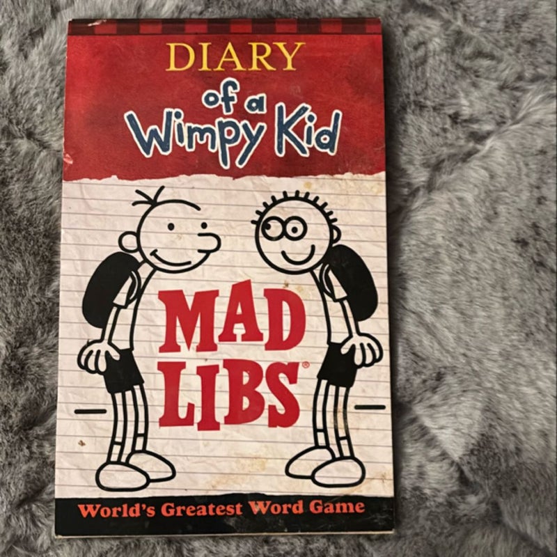 Diary of a Wimpy Kid Mad Libs