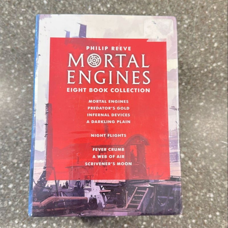 Mortal engines eight book collection box set wrapped