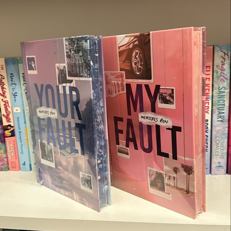 My Fault & Your Fault EE SPECIAL EDITIONS W GOODIES