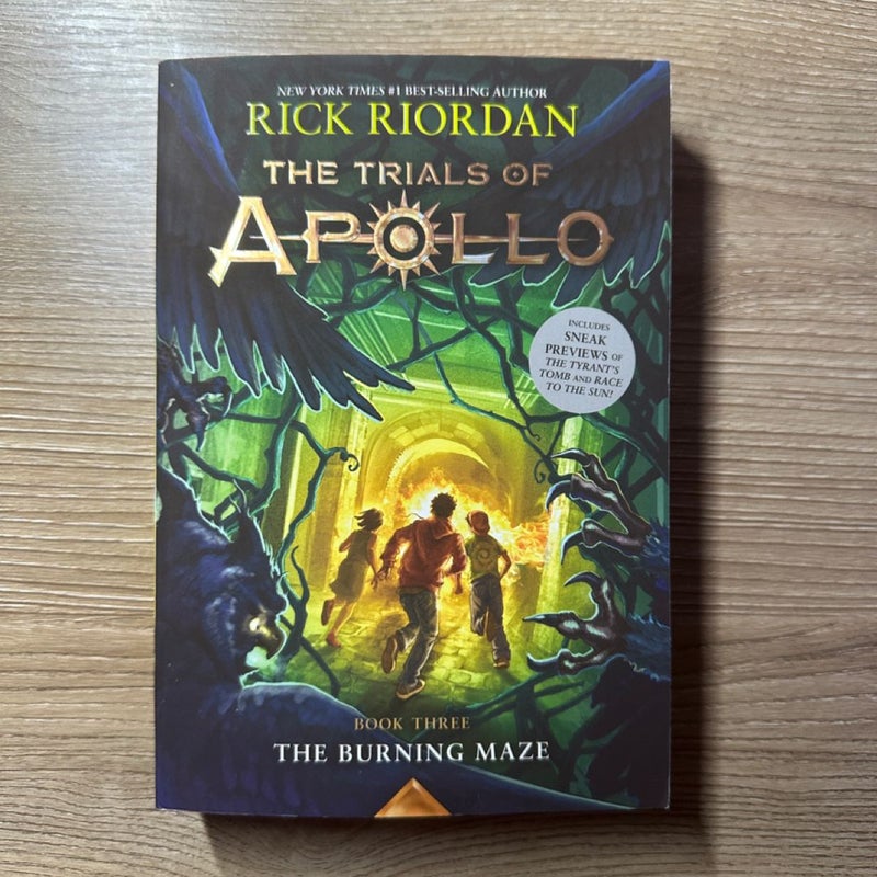 The Burning Maze (Trials of Apollo, the Book Three)