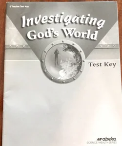Investigating God’s World test key