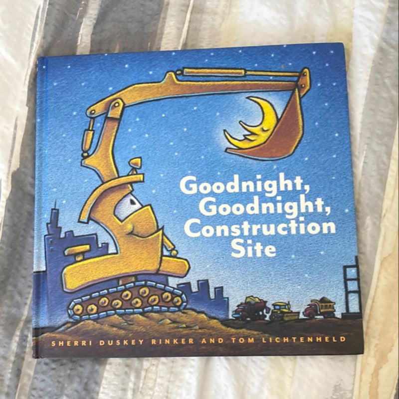 Goodnight, Goodnight Construction Site (Hardcover Books for Toddlers, Preschool Books for Kids)