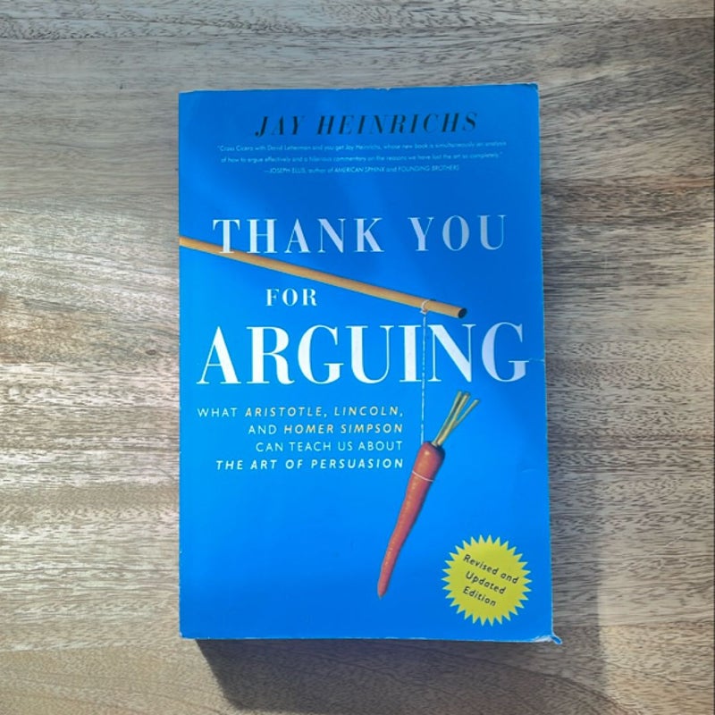 Thank You for Arguing, Revised and Updated Edition