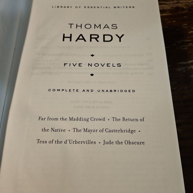 Thomas Hardy Complete and Unabridged