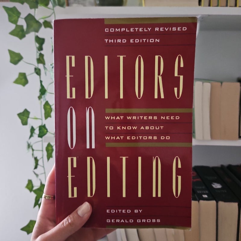 Editors on Editing